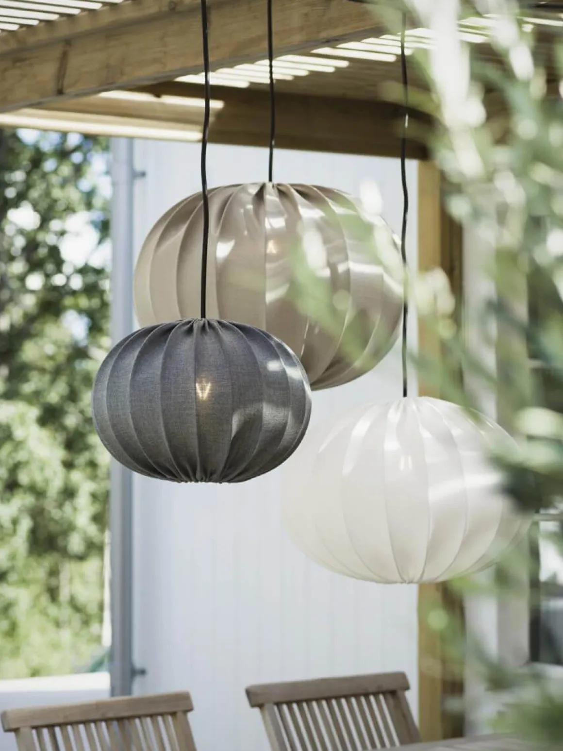 HILMA Takpendel Utomhus FlexOut 60cm Vit