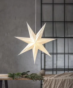 HOLLY Pappersstjärna 60cm Vit
