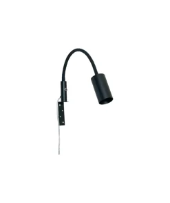 HUGIN Sänglampa 30cm Svart