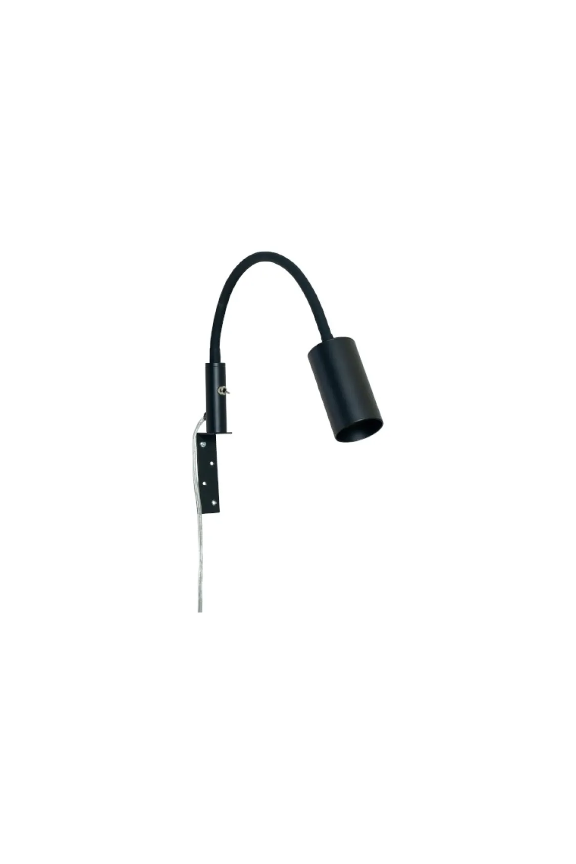 HUGIN Sänglampa 30cm Svart