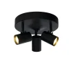HUGIN Takspot Rund 3a Svart 25cm