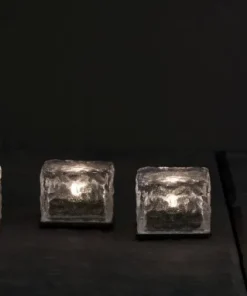 ICECUBE 3-Pack Solcellsljus 5,5cm Transparent IP44