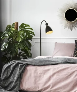 IDRE Golvlampa 158cm Svart/Matt Mässing