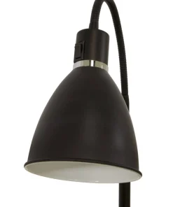 IDRE Golvlampa 158cm Svart/Matt Mässing