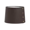 JANE Lampskärm 20/17cm Brun Läderlook