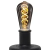 JOJO Lampfot E27 10cm Svart