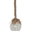 JUTTA Glasdekoration Batteri 15LED 10cm Beige