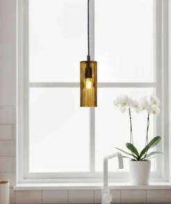 Kiera Fönsterlampa 7cm Svart/Amber