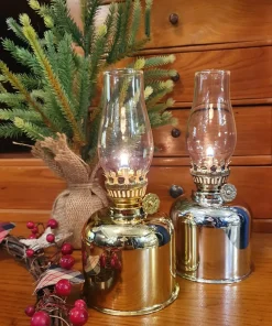 Klassisk Fotogenlampa 19cm Guld