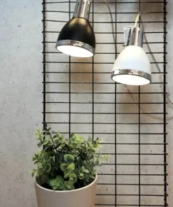 KLÄMMA Vägglampa 10cm Krom