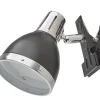 KLÄMMA Vägglampa 10cm Svart