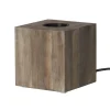 KUB Lampfot E27 9cm Brun