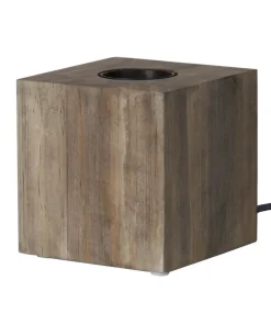 KUB Lampfot E27 9cm Brun