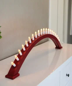 Kulle Ljusstake Röd