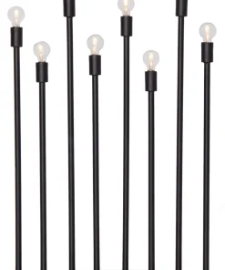 LADDA USB Ljusstake 40cm Svart