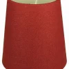 LAMPSKÄRM Linne 17cm Vinröd