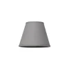 LAMPSKÄRM Linne Klotfäste 8/14cm Grå