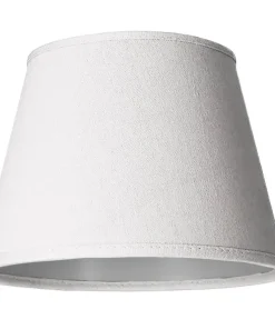 LAMPSKÄRM Linne Klotfäste Vit 20cm