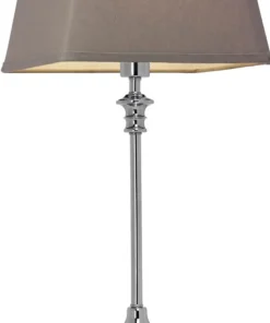 LAMPSKÄRM Linne Ringfäste 16/23,5cm Grå