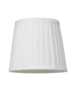 LAMPSKÄRM Plisserad Ringfäste 15/20cm Plissé Vit