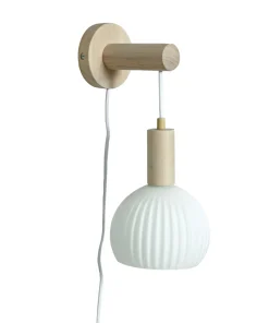 LAPPONIA Vägglampa 15cm Vit