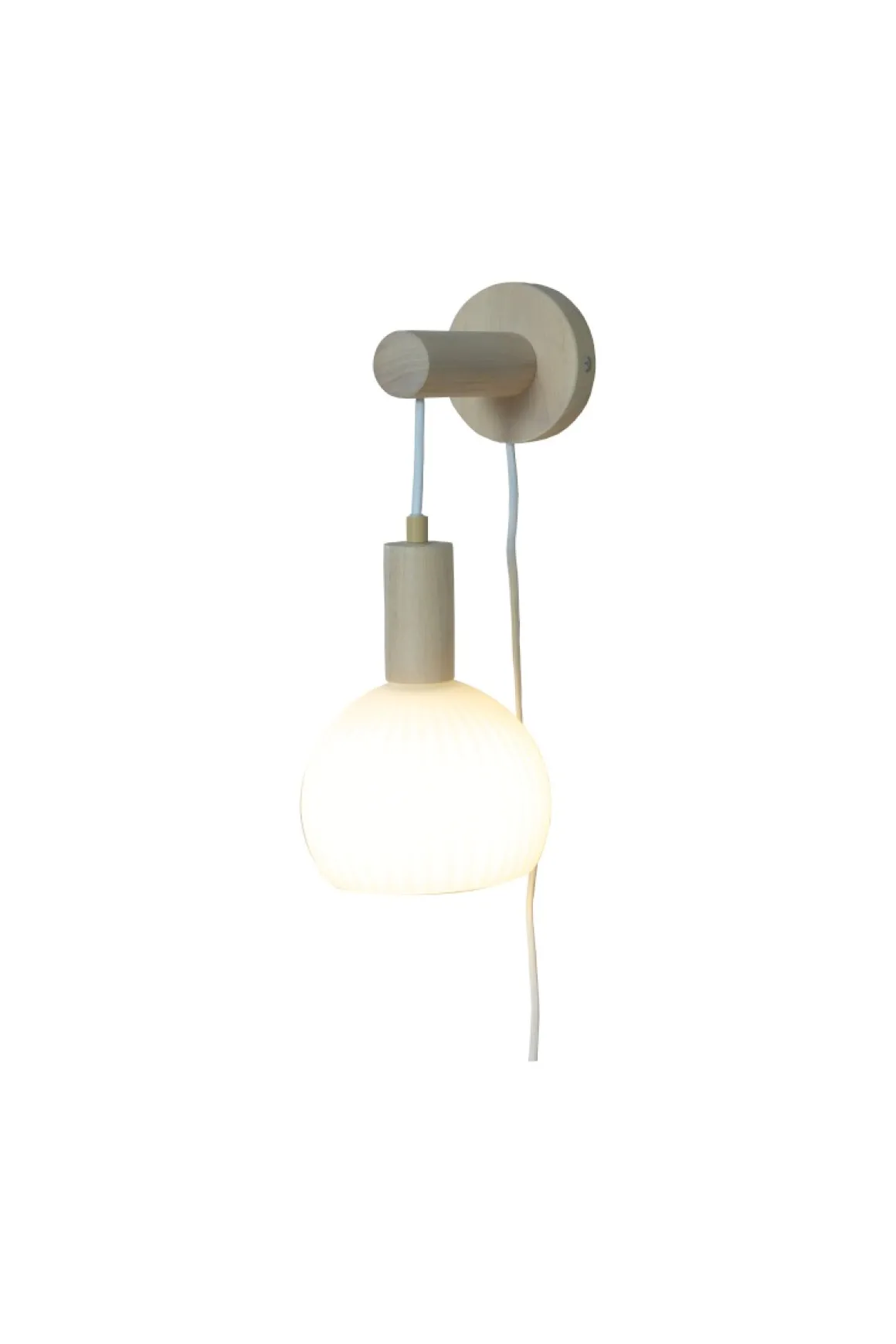 LAPPONIA Vägglampa 15cm Vit