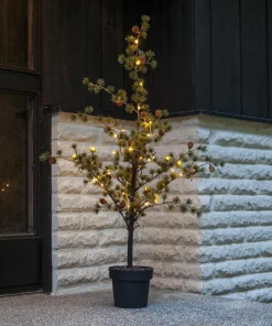 LARIX Dekorationsträd Batteri 117cm Grön IP44