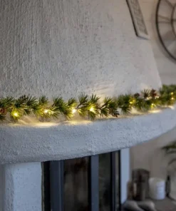 LARIX Girland Batteri 140cm 20LED Grön