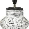 LARRY Lampfot 28cm Vit