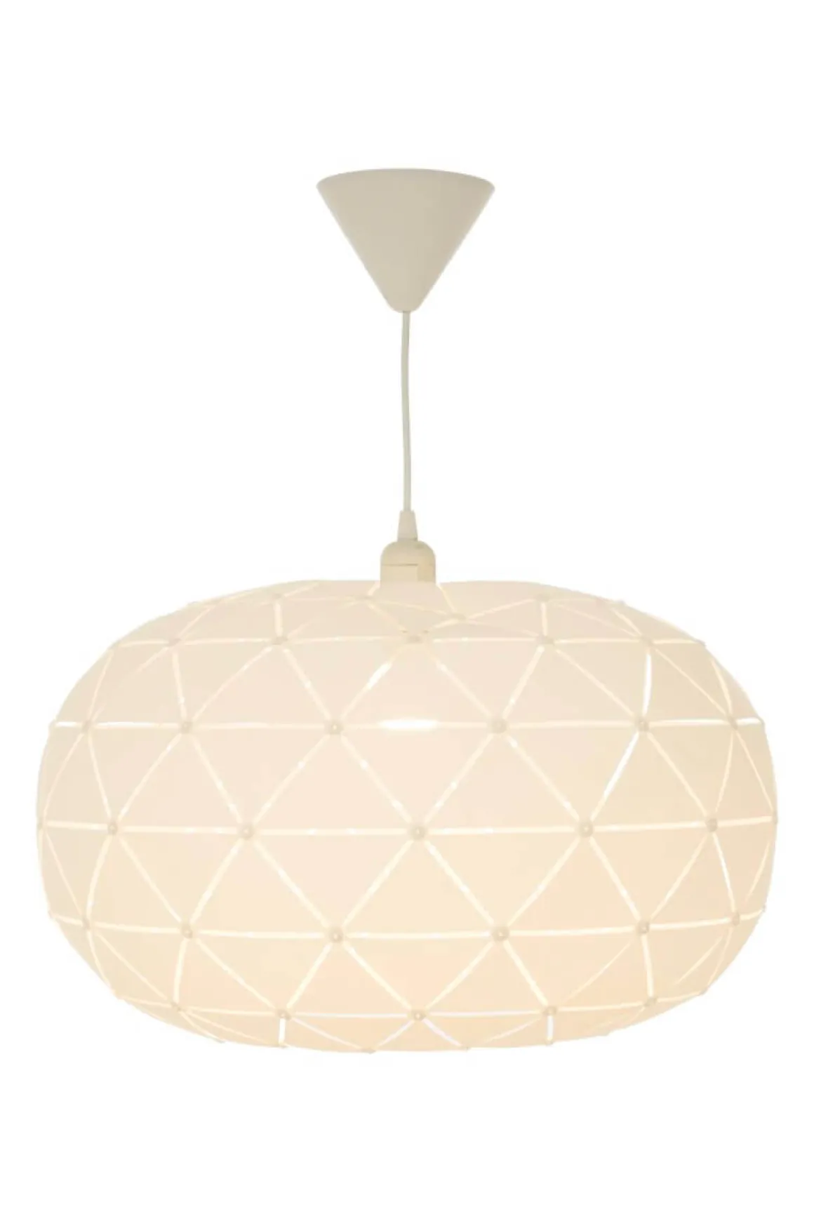 LATTICE Takpendel 50cm Vit