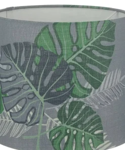 LEAF Lampskärm Tyg 25cm Grå