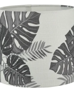 LEAF Lampskärm Tyg 25cm Vit