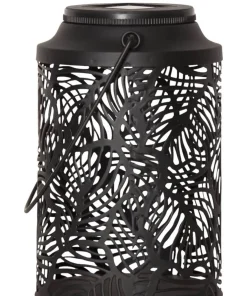 LEAFY Solcellslykta 17cm Svart