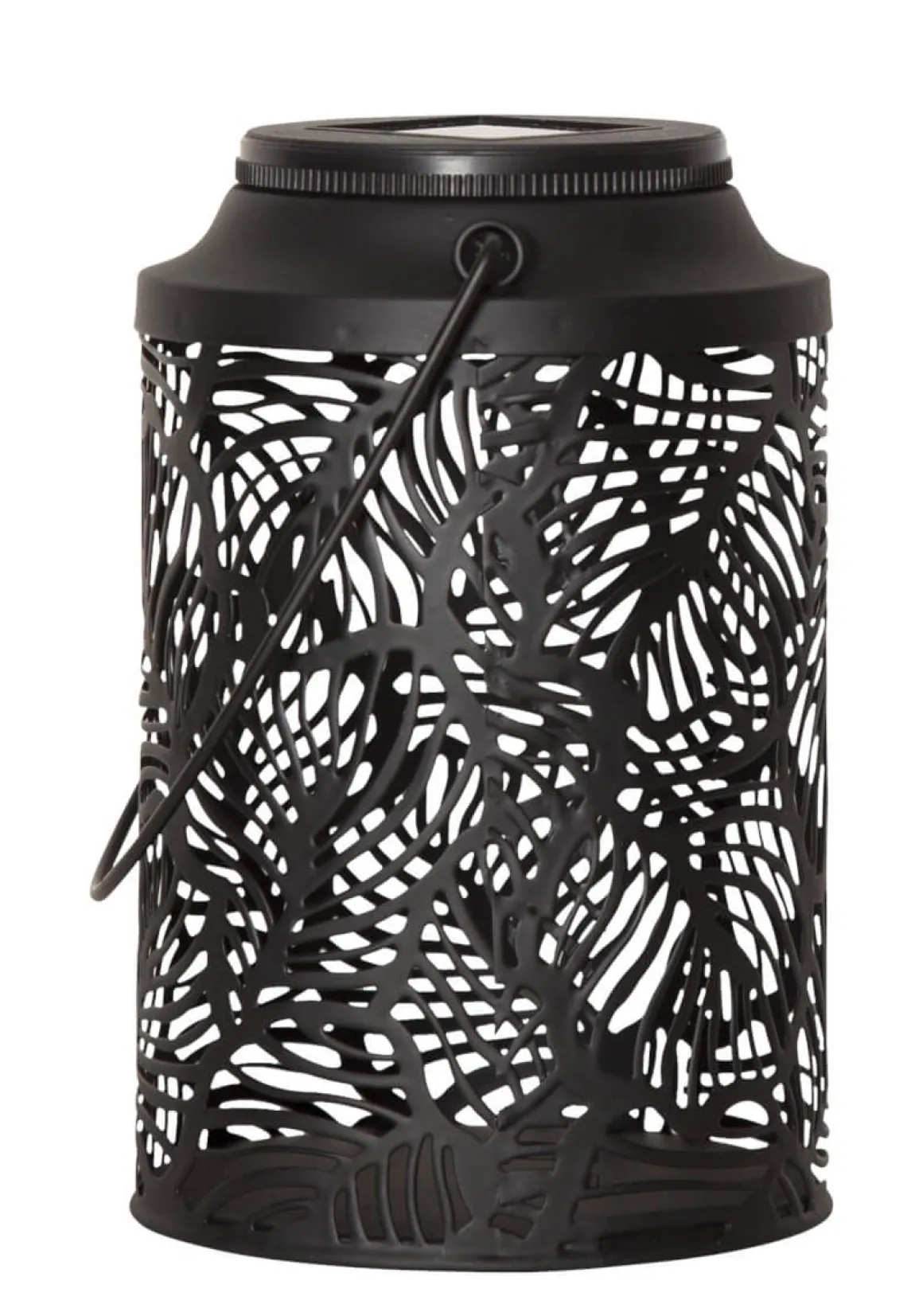 LEAFY Solcellslykta 17cm Svart