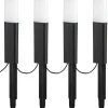 LEON Trädgårdsbelysning 4-Set 23cm Svart