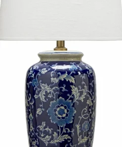 LI JING Lampfot 49cm Mörkblå