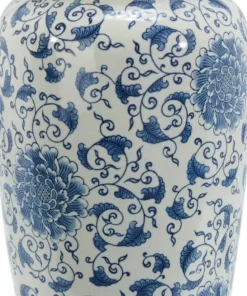 LI JING Lampfot 49cm Vit/Blå