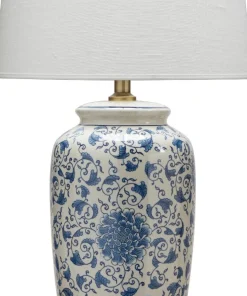 LI JING Lampfot 49cm Vit/Blå