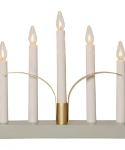 LILJA Ljusstake 5L 30cm Grå