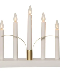 LILJA Ljusstake 5L 30cm Vit