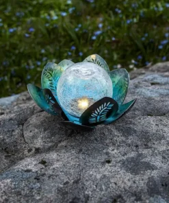 LILLY Solcellsdekoration 24cm Silver