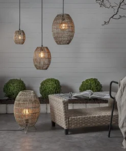LINDE Lampskärm Utomhus 30cm Beige IP44