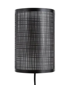 LINN Vägglampa 20cm Svart