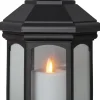 LINTA Lykta Batteri 26cm Svart IP44