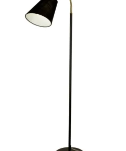 LJUSDAL Golvlampa 1L 140cm Svart/Matt Mässing