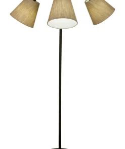 LJUSDAL Golvlampa 3L 140cm Svart/Matt Mässing