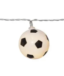 LJUSSLINGA FUNLIGHT Batterislinga Fotboll 135cm Vit