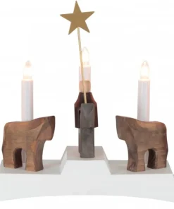 Ljusstake Staffans Fålar Vit