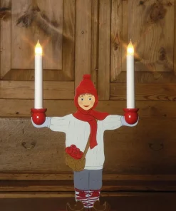 Ljusstake Sundborn Pojke