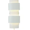 LORENA Vägglampa 13cm Vit